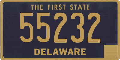 DE license plate 55232