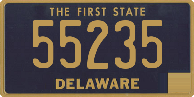 DE license plate 55235