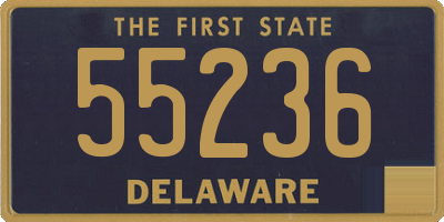 DE license plate 55236