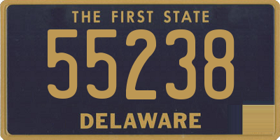DE license plate 55238
