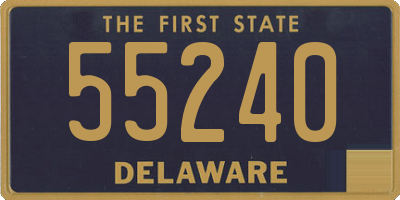 DE license plate 55240