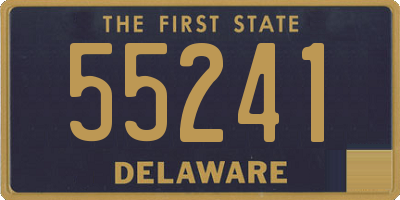 DE license plate 55241