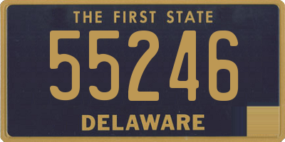 DE license plate 55246