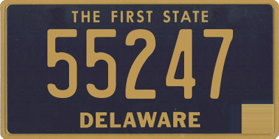 DE license plate 55247