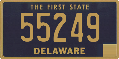 DE license plate 55249