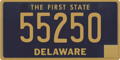 DE license plate 55250
