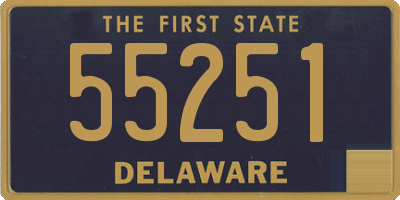 DE license plate 55251