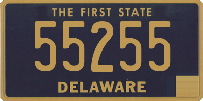 DE license plate 55255