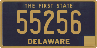 DE license plate 55256