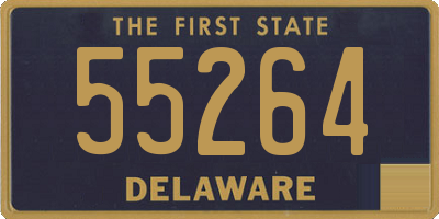 DE license plate 55264