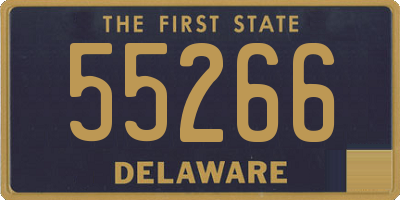 DE license plate 55266