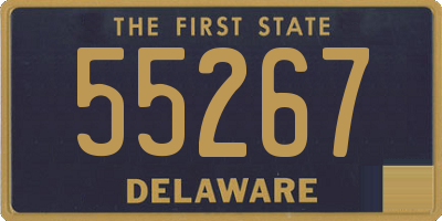 DE license plate 55267