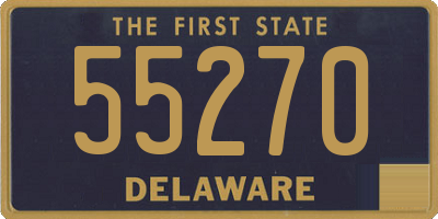 DE license plate 55270