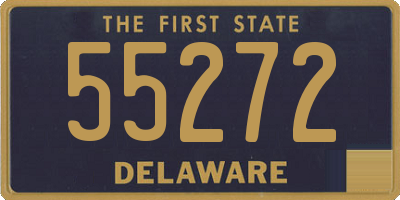 DE license plate 55272