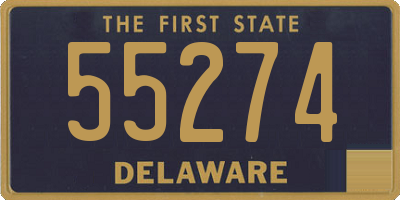 DE license plate 55274