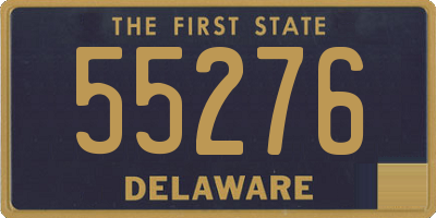 DE license plate 55276