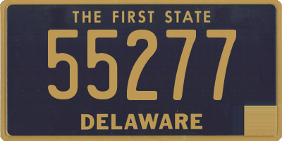 DE license plate 55277