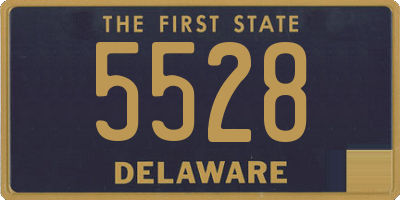 DE license plate 5528
