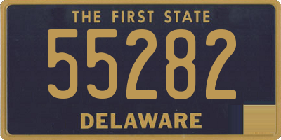 DE license plate 55282