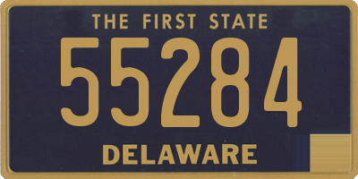 DE license plate 55284
