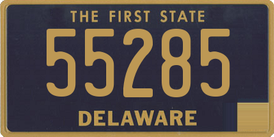 DE license plate 55285