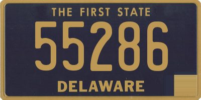 DE license plate 55286
