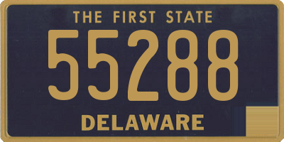 DE license plate 55288