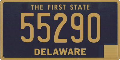 DE license plate 55290
