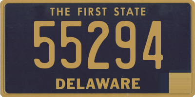 DE license plate 55294