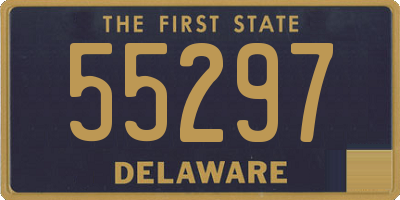 DE license plate 55297