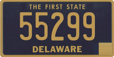 DE license plate 55299