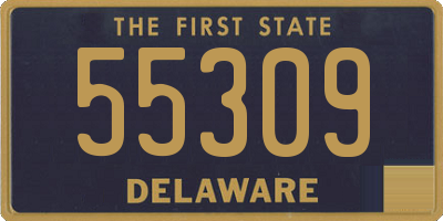 DE license plate 55309