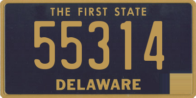 DE license plate 55314