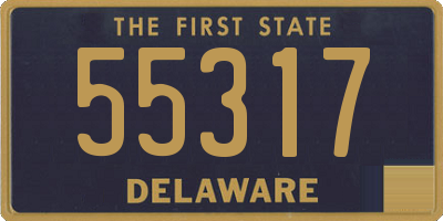 DE license plate 55317