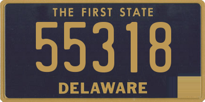 DE license plate 55318