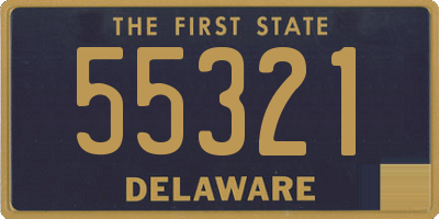 DE license plate 55321