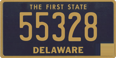 DE license plate 55328