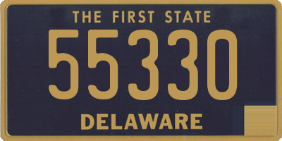 DE license plate 55330