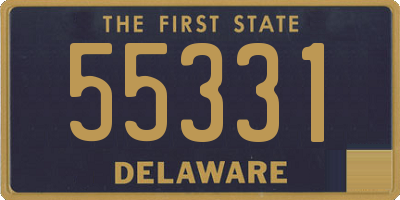 DE license plate 55331