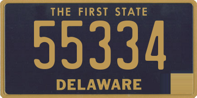 DE license plate 55334