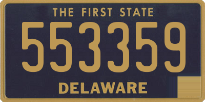 DE license plate 553359