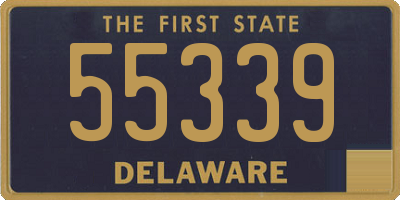 DE license plate 55339