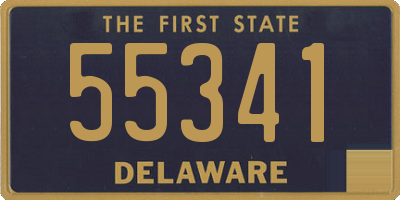 DE license plate 55341