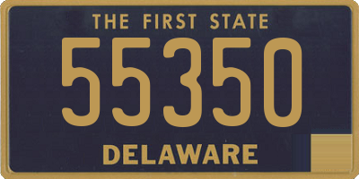 DE license plate 55350