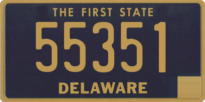 DE license plate 55351