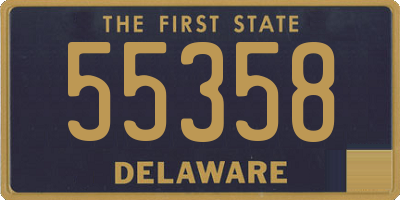 DE license plate 55358