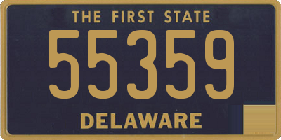 DE license plate 55359