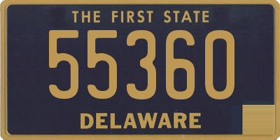 DE license plate 55360