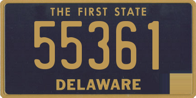 DE license plate 55361