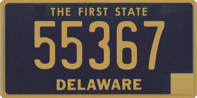 DE license plate 55367